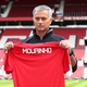 Photo of Mourinho trying to intimidate and/or seduce the world via Getty